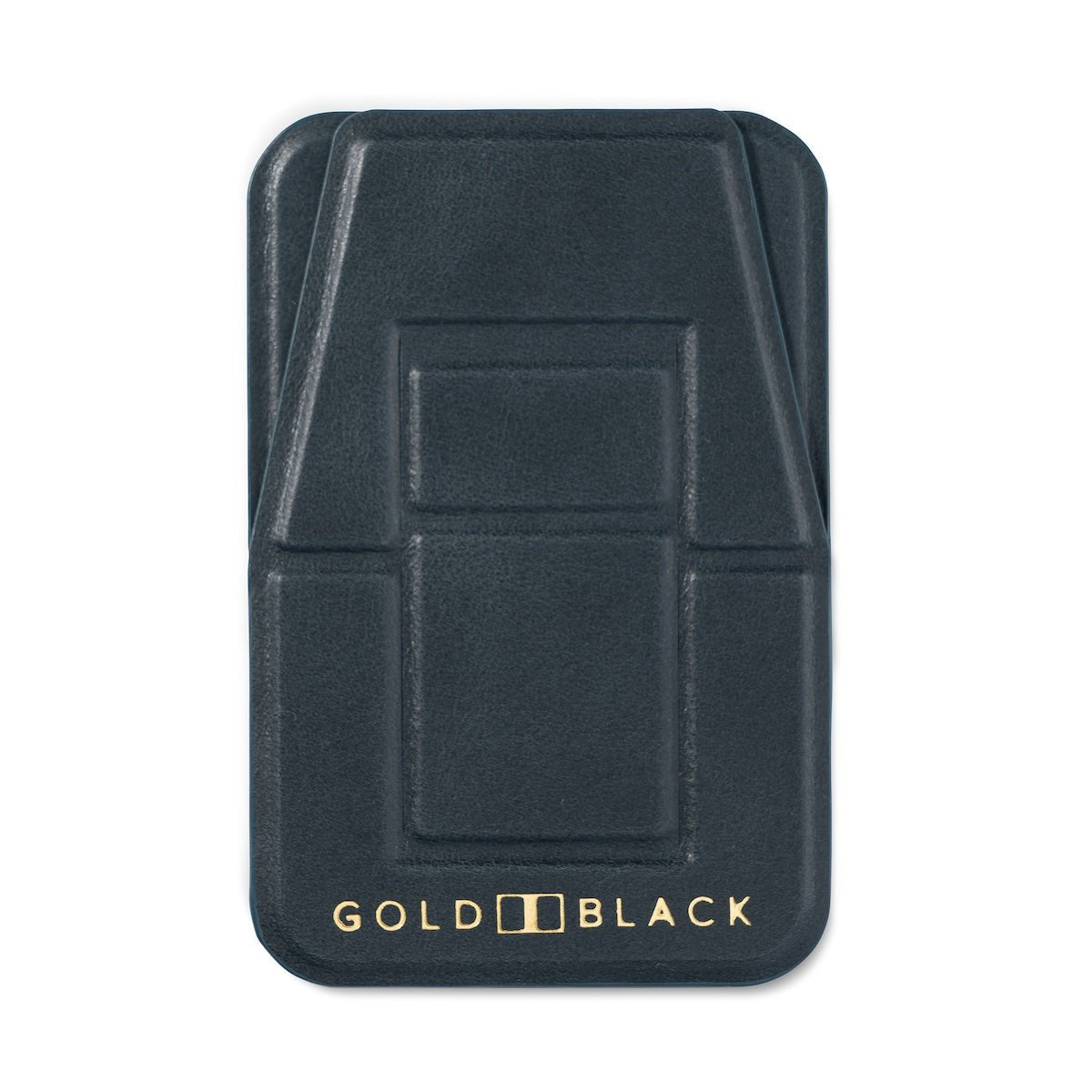 MagFlex Leder Handy Ständer Luxe blau mit Fingerhalter - GOLDBLACKpremium