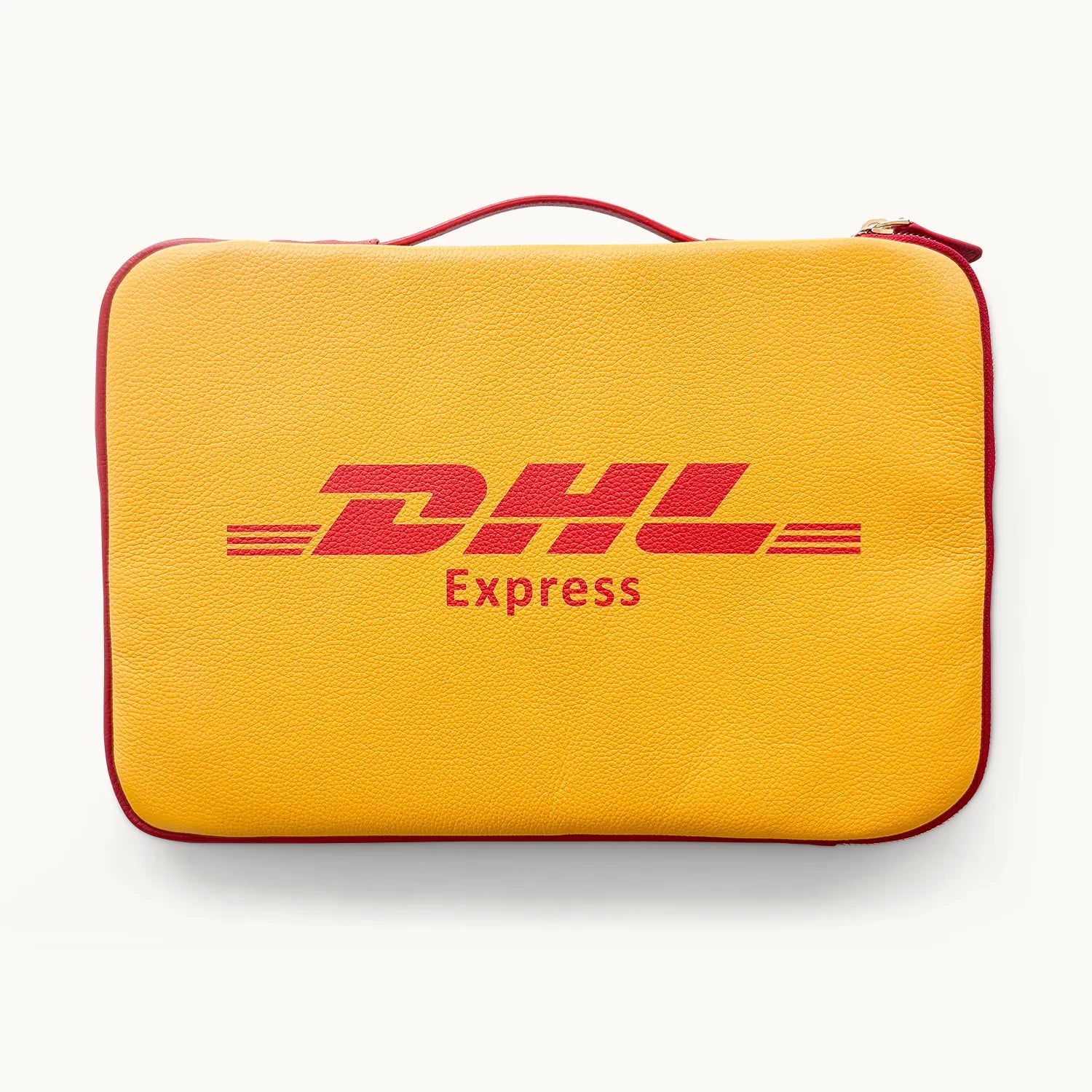 Hochwertige Notebook - Tasche aus vollnarbigem Nappaleder - GOLDBLACKpremium