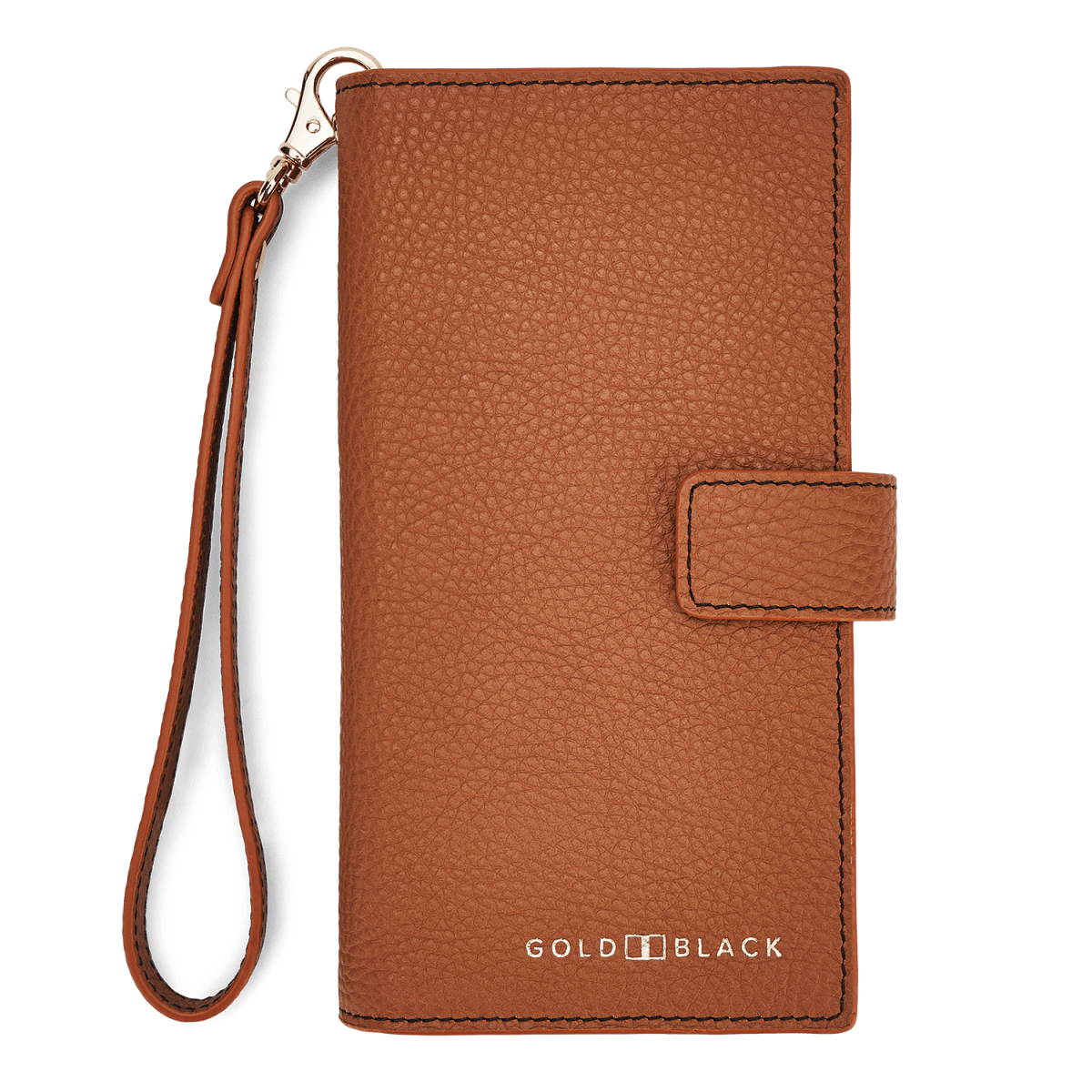 Billion Geldbörse mit Handyfach aus Nappaleder Braun - GOLDBLACKpremium