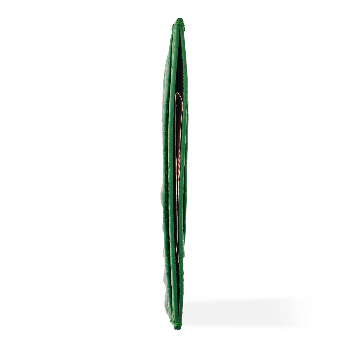 Royal Kartenetui Krokodilleder Grün - GOLDBLACKpremium