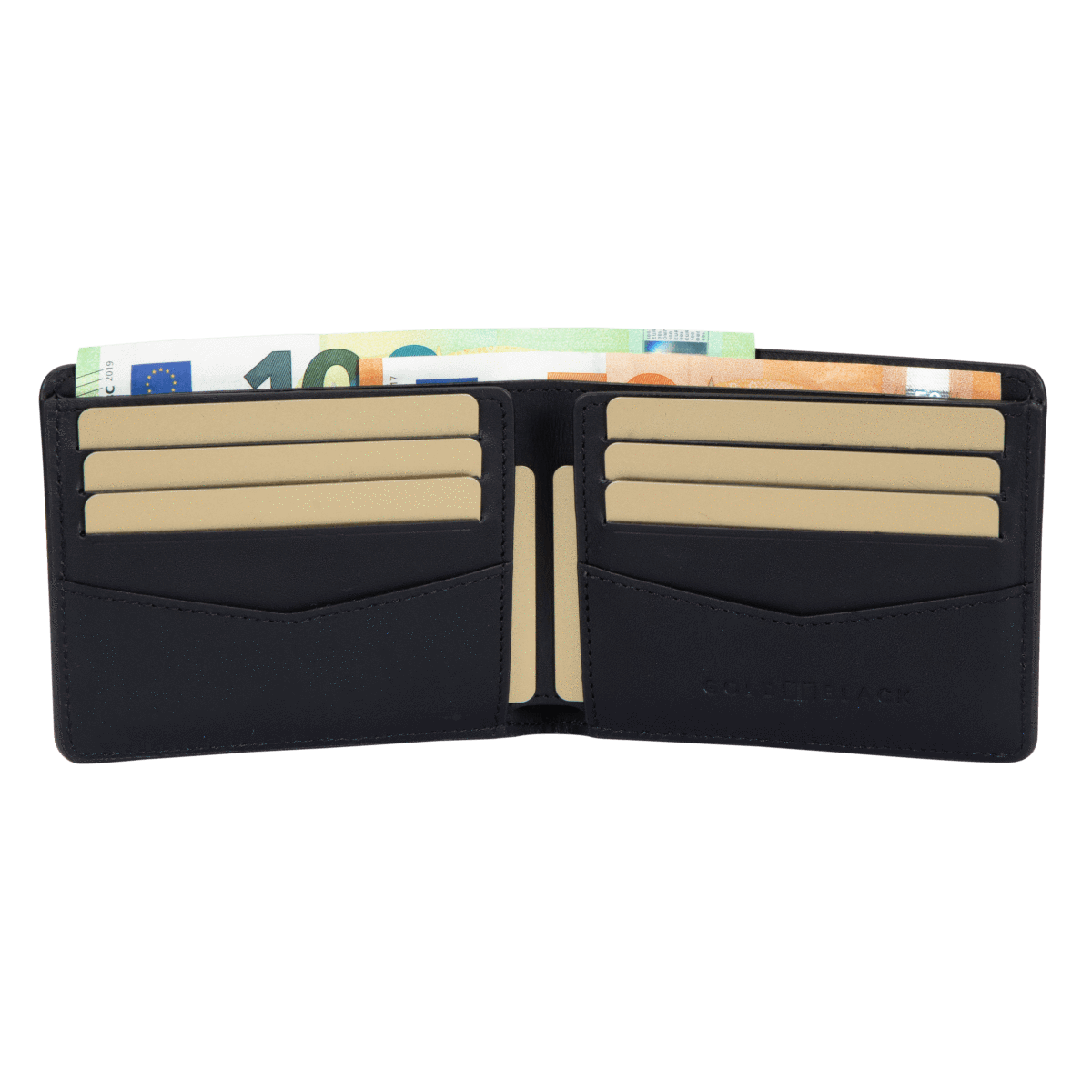 Geldbörse GM Krokodilleder grün - GOLDBLACKpremium