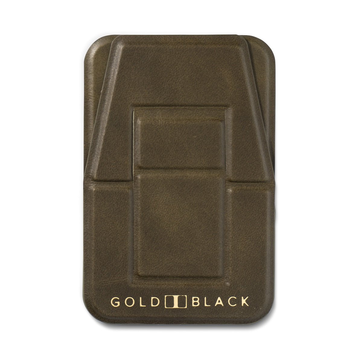 MagFlex Leder Handy Ständer Luxe grün mit Fingerhalter - GOLDBLACKpremium