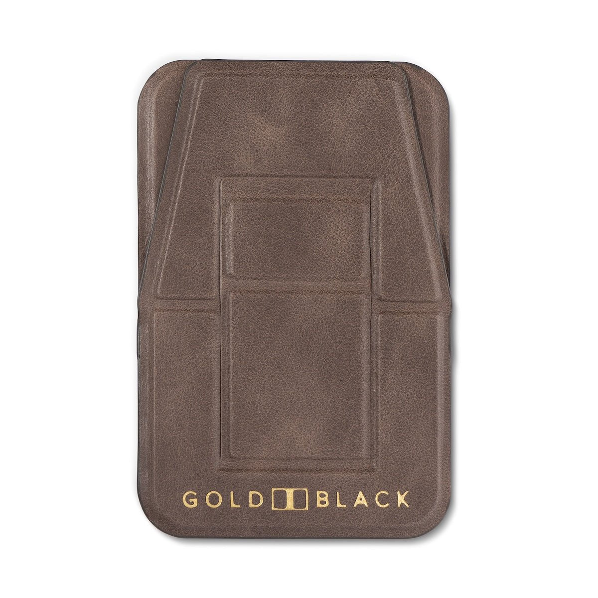 MagFlex Leder Handy Ständer Luxe taupe mit Fingerhalter - GOLDBLACKpremium