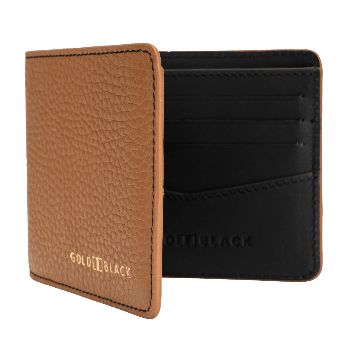 Geldbörse GM Leder Nappa Braun - GOLDBLACKpremium