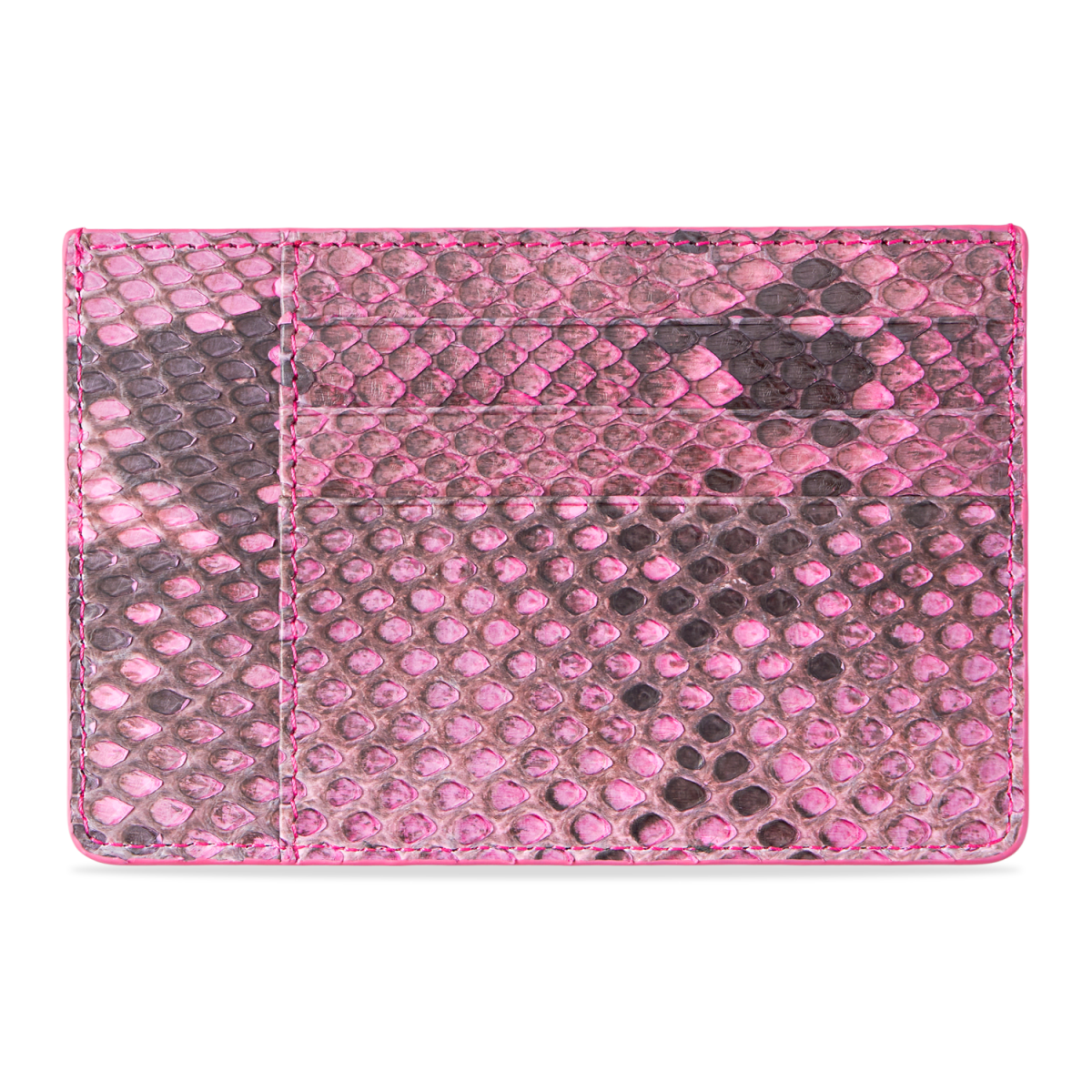 Royal Kartenetui Pythonleder Pink - GOLDBLACKpremium