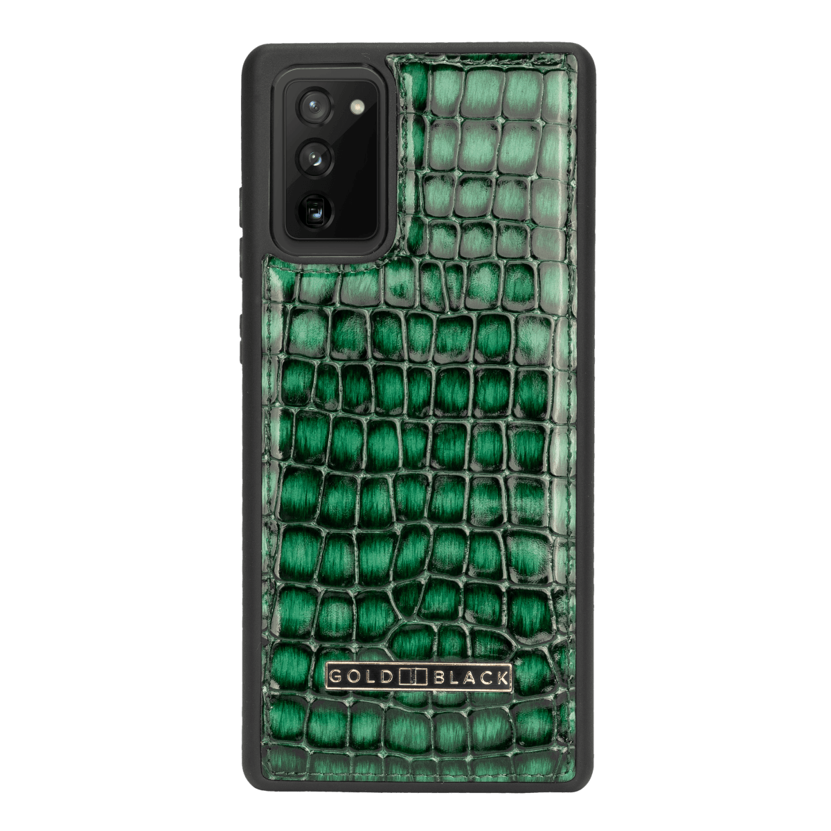 Samsung Note 20 Lederhülle Milano Grün - GOLDBLACKpremium